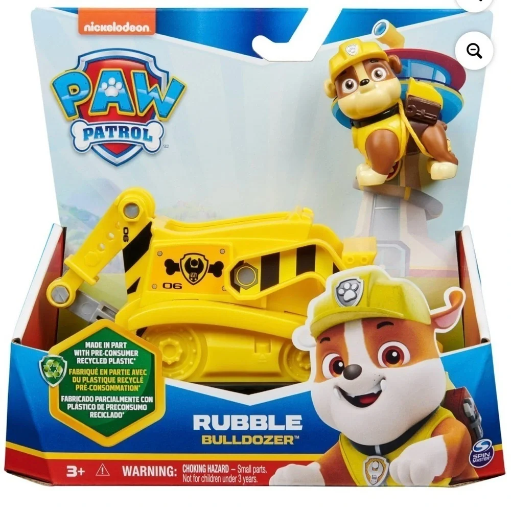 PAW Patrol, Rubble’s Bulldozer, Marshall’s Firetruck & Rocky Recycle Truck